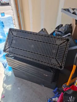 Knect plastic shelving units