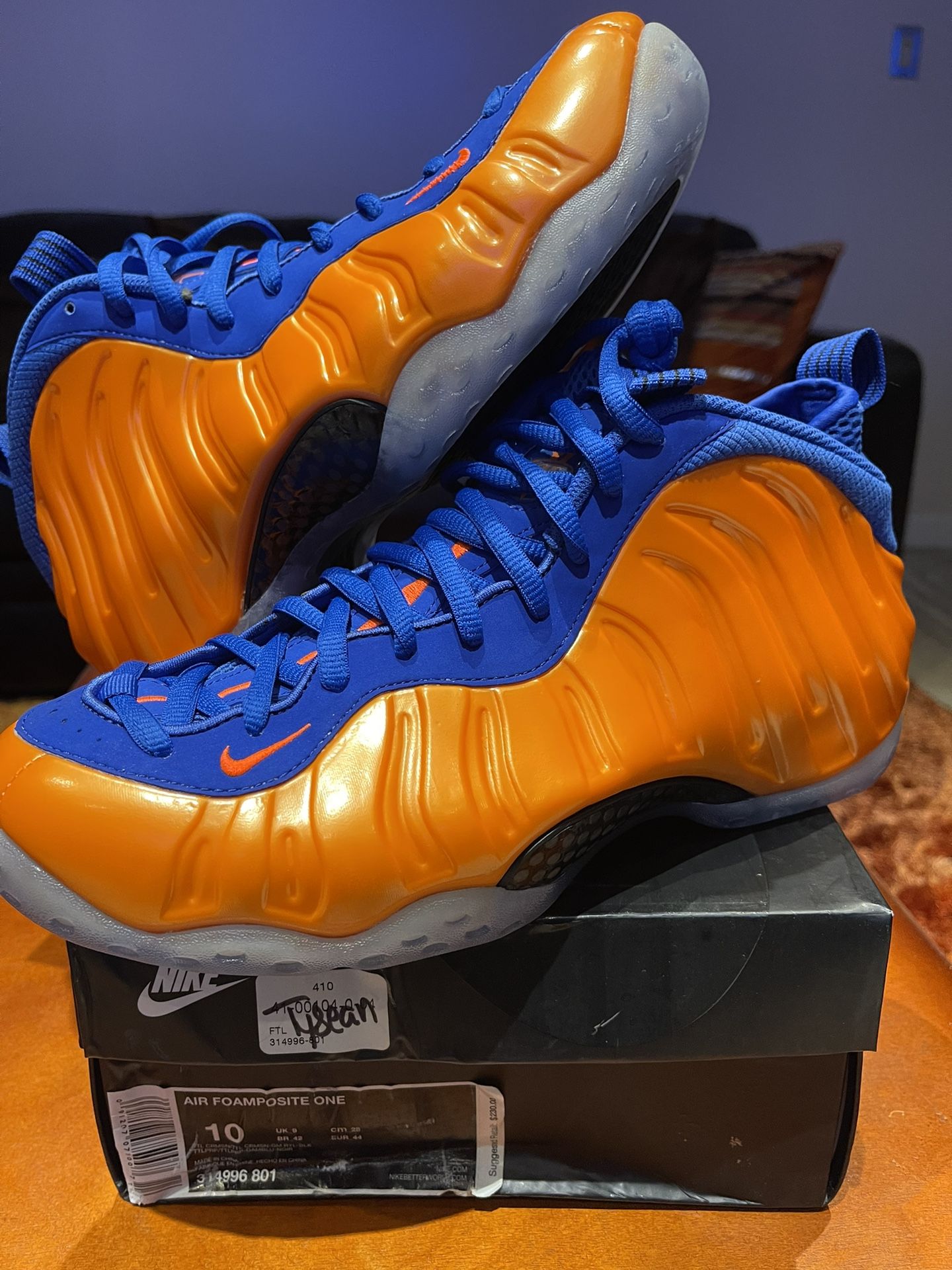 Foamposite One (NY Knicks Colorway) Retro Heat🔥🔥