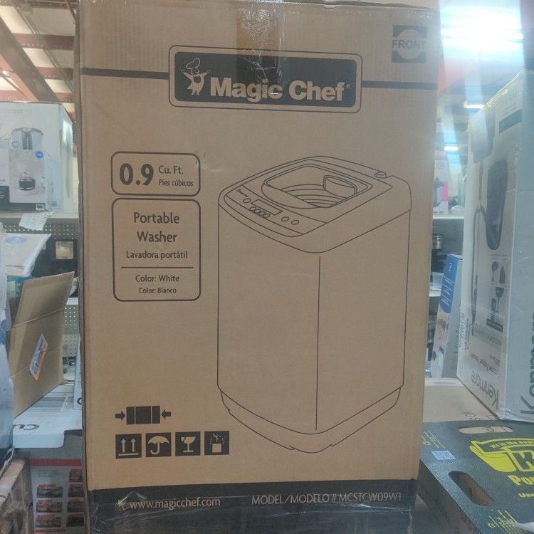 New Magic Chef 0.9 Top Load Portable Washing Machine