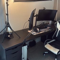 IKEA DESK WITH ALEX 