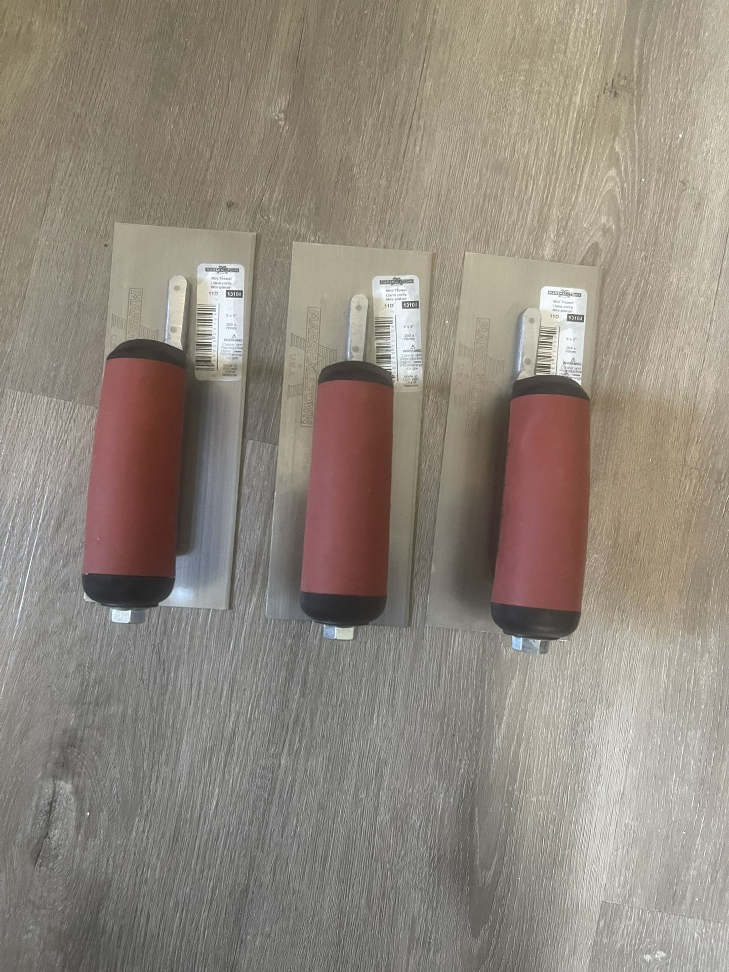 8 in. x 3 in. Midget Finishing Trowel - Durasoft Handle (Bundle Of 3)