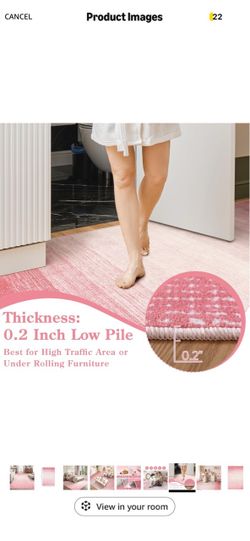 Pink rug