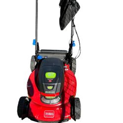 Toro Lawn Mower 22" 60V MAX* Electric Battery SMARTSTOW Personal Pace Auto-Drive High Wheel Lawn Mower