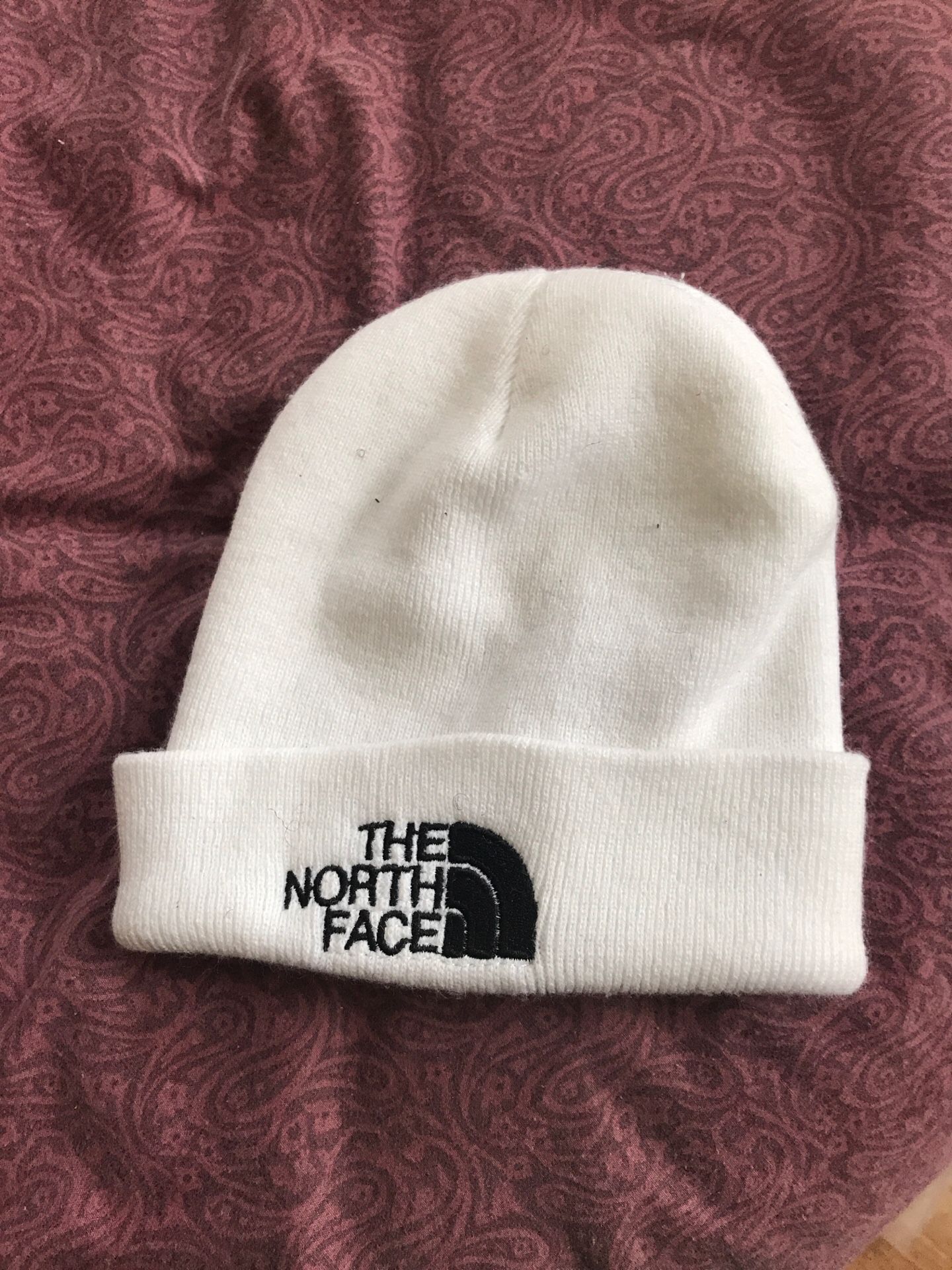White North Face Hat/Beanie