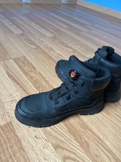 steel-toed boots