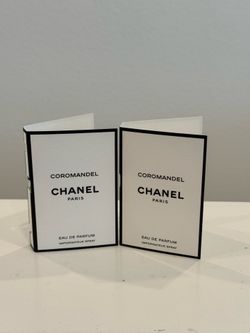 2 Chanel Les Exclusiffs EDP spray COROMANDEL samples 1.5 ml each, 0.1 oz   Authentic original from Chanel boutique in Southern California.