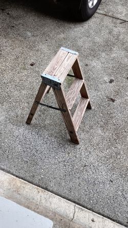Wooden Folding Stool