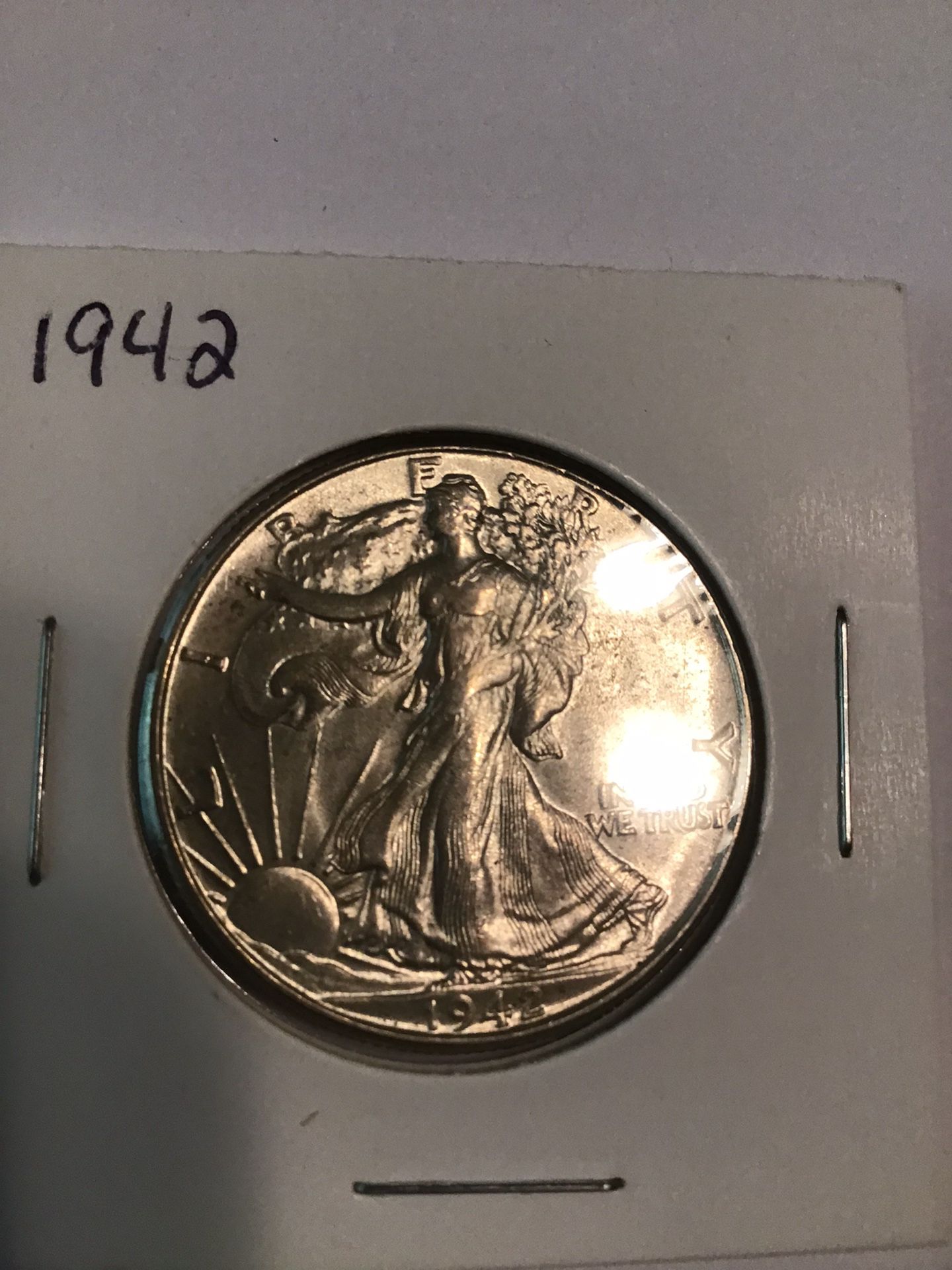 1942 Walking Liberty Beauty