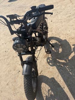 Black Fat Tire Electric Bike