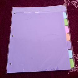 Dividers with Tabs