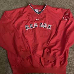 Red Sox Nike Middle Swoosh Windbreaker Pullover 