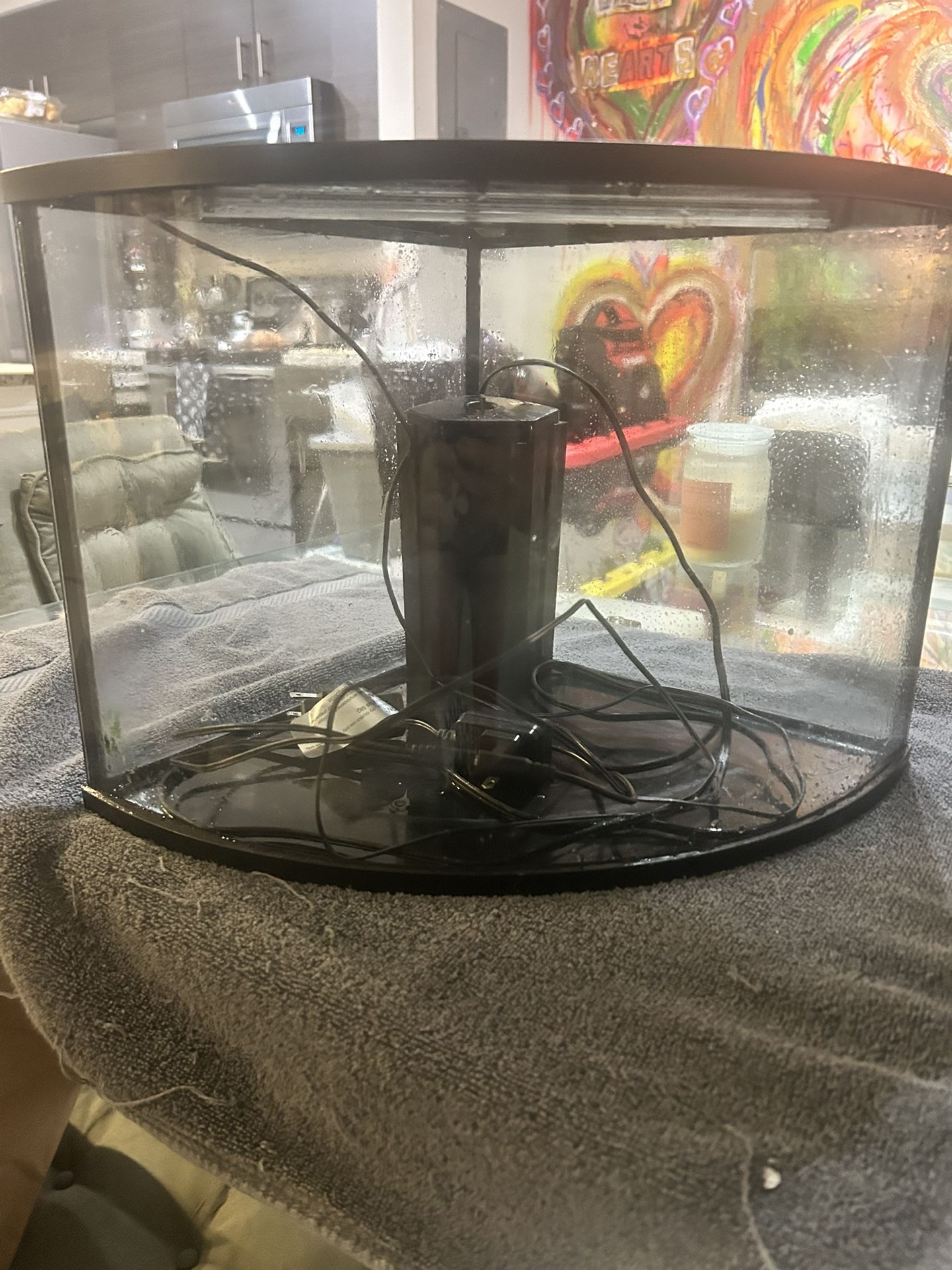 6 gallon aquarium like new