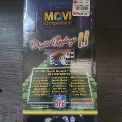 1997 NFL Movi MotionVision Digital Replay Card Series Sealed Box