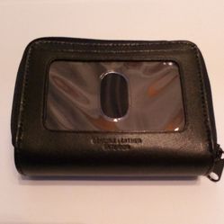 Buxton Genuine Leather Double-Zip Wallet 