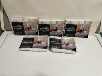 Halloween Creepy Fabric White – 5 Pack