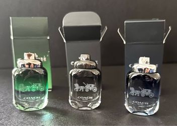COACH for Men-Mini Bottles-Set of 3-NEW-NIB