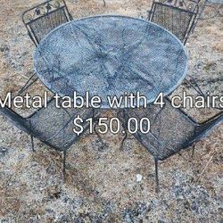 **4th Of July Blow Out Sale ** Metal Patio Furniture Sets