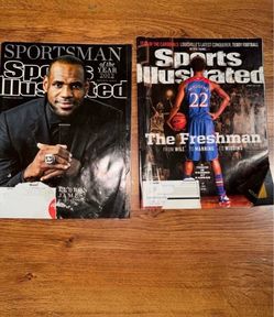 Sports illustrated magazine lot LeBron James