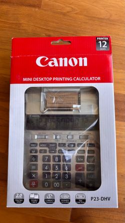 Canon P23-DHV Printing Calculator - NEW
