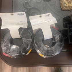 Two 150Ft Video Plus Power Cable For Much Needed Security Cameras These Days