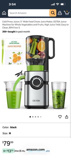 NEW COLD PRESS JUICER **NEW OPEN BOX