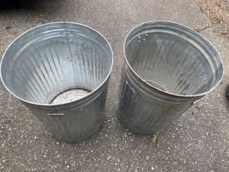 Two Garbage Cans 