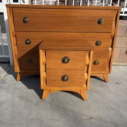 Tri-Bond Mid-Century Dresser With nightstand 