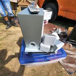 Zenith DVT721 5.1 Channel Home Theater System With 5 Sat Speaker And Subwoofer