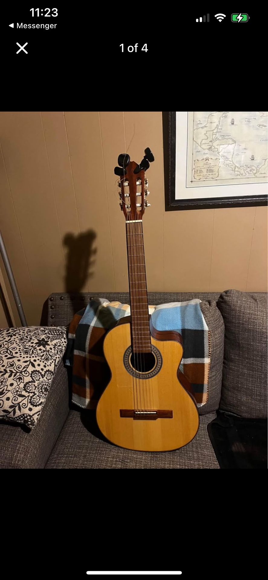 lucero Acoustic Guitar model # lc 150sce