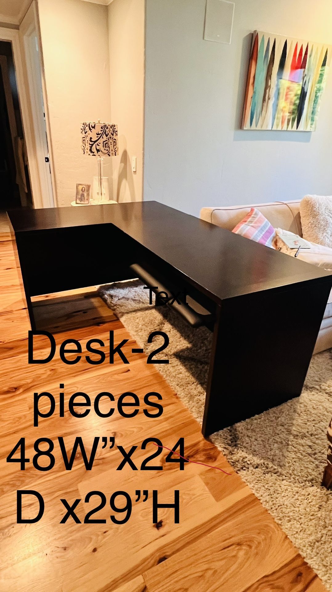 Desk L Shaped From Scandanavian designs And Filing Cabinet