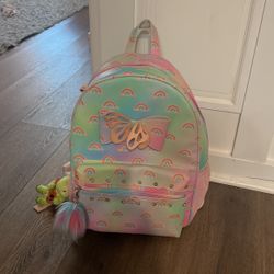 Kids Full Size Backpack- Leather 