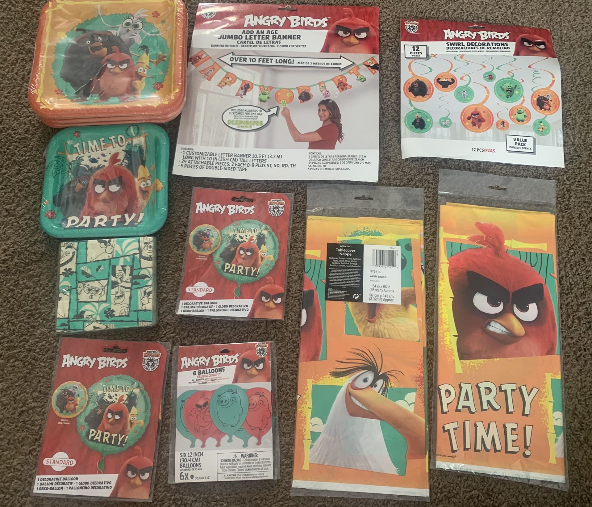 Angry Bird Party Decor 