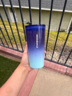Blue Starbucks Cup