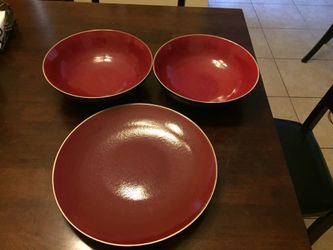 Set of 2 Tabletop Gallery Tantric Large Serving Bowls and 1 Large Serving Platter marches Gibson Soho