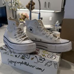 Converse - White, High Top