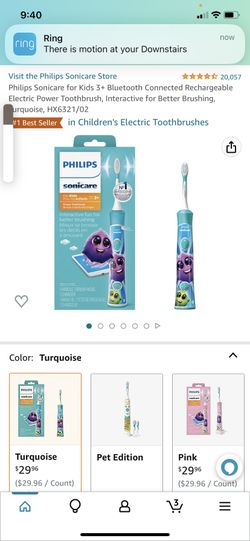 Kids Sonicare Toothbrush 