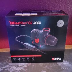 NEW!  Red Sea Reef Run 4000 Aquarium Pump With Smart Control