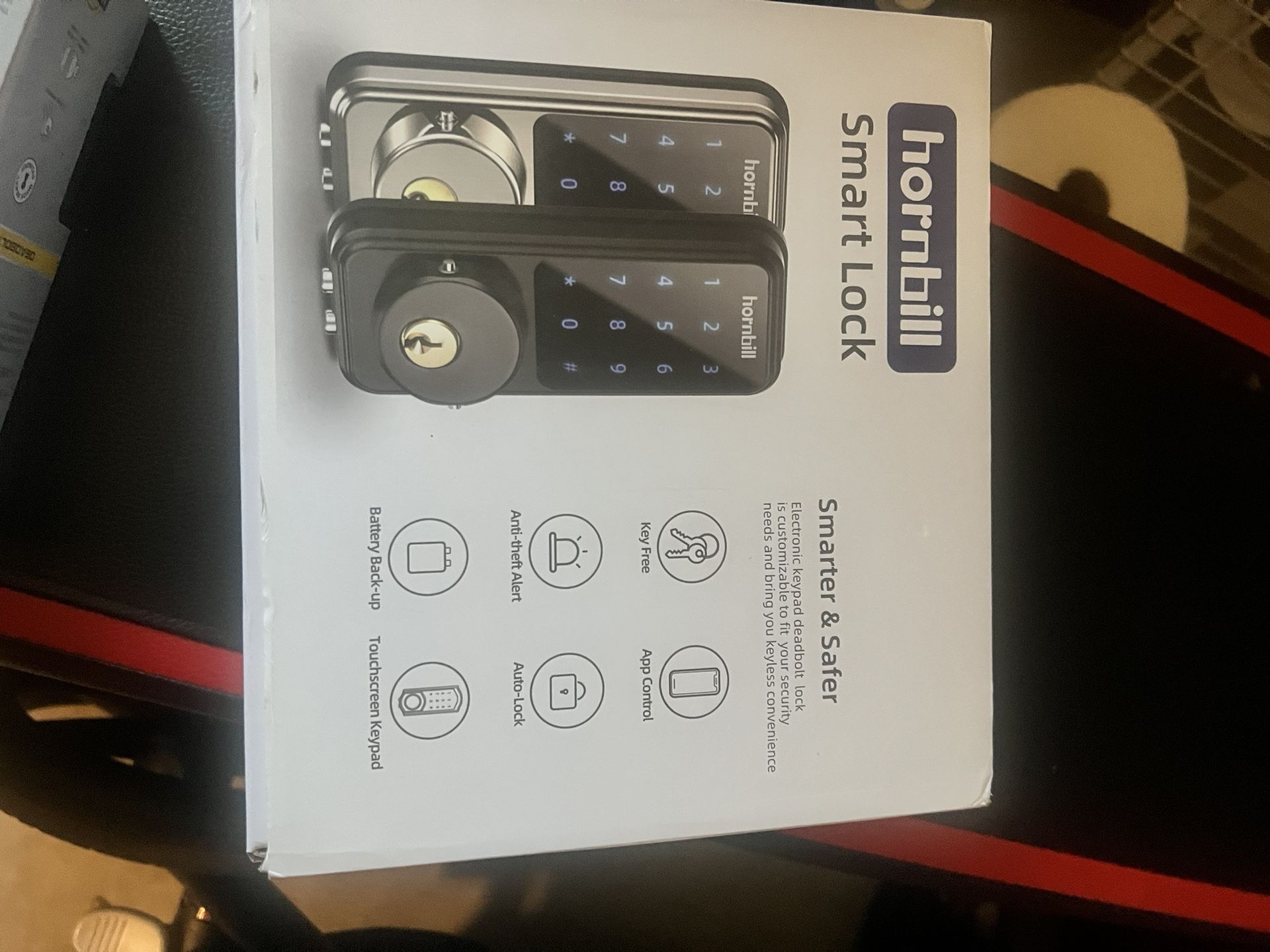 Hornbill Smart Lock Touchscreen Keypad App Control - NEW