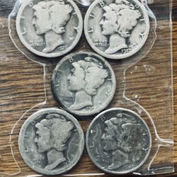 Silver mercury dimes $65.00 CASH, TEXT FOR PRICES.