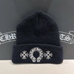 Chrome Hearts Horseshoe Beanie – Black (AUTHENTIC)
