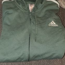 Men's 3x Adidas Hoodie- Green