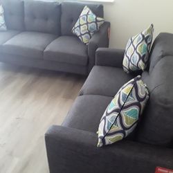New Sofa And Love Seat