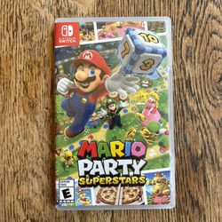 Nintendo Switch Mario Party Superstars Video Game 