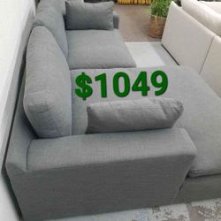 ELYZA SMOKE 2-PIECE SECTIONAL
