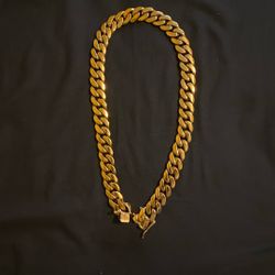 Gold Plated Cuban Chain 