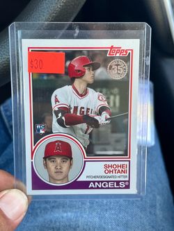 Topps 2018 Shohei Ohtani Rookie 1983 Design Los Angeles Angels #83-1