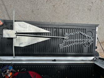 20 lb Danforth-Style Galvanized Boat Anchor + Chain – $100 OBO