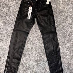 Purple Jeans Black Pair