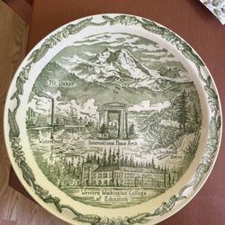 Vernon Kilns Bellingham WA Souvenir State Plate