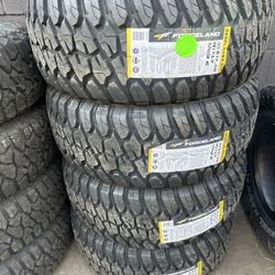 Set 33X12.50R17 MT New Mounted And Balanced